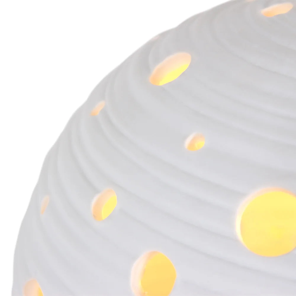 Lampe de table alune blanche - Jazz