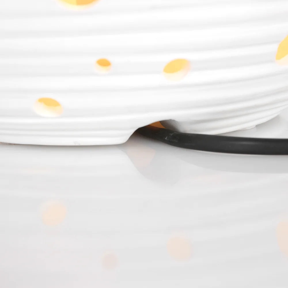 Lampe de table alune blanche - Jazz