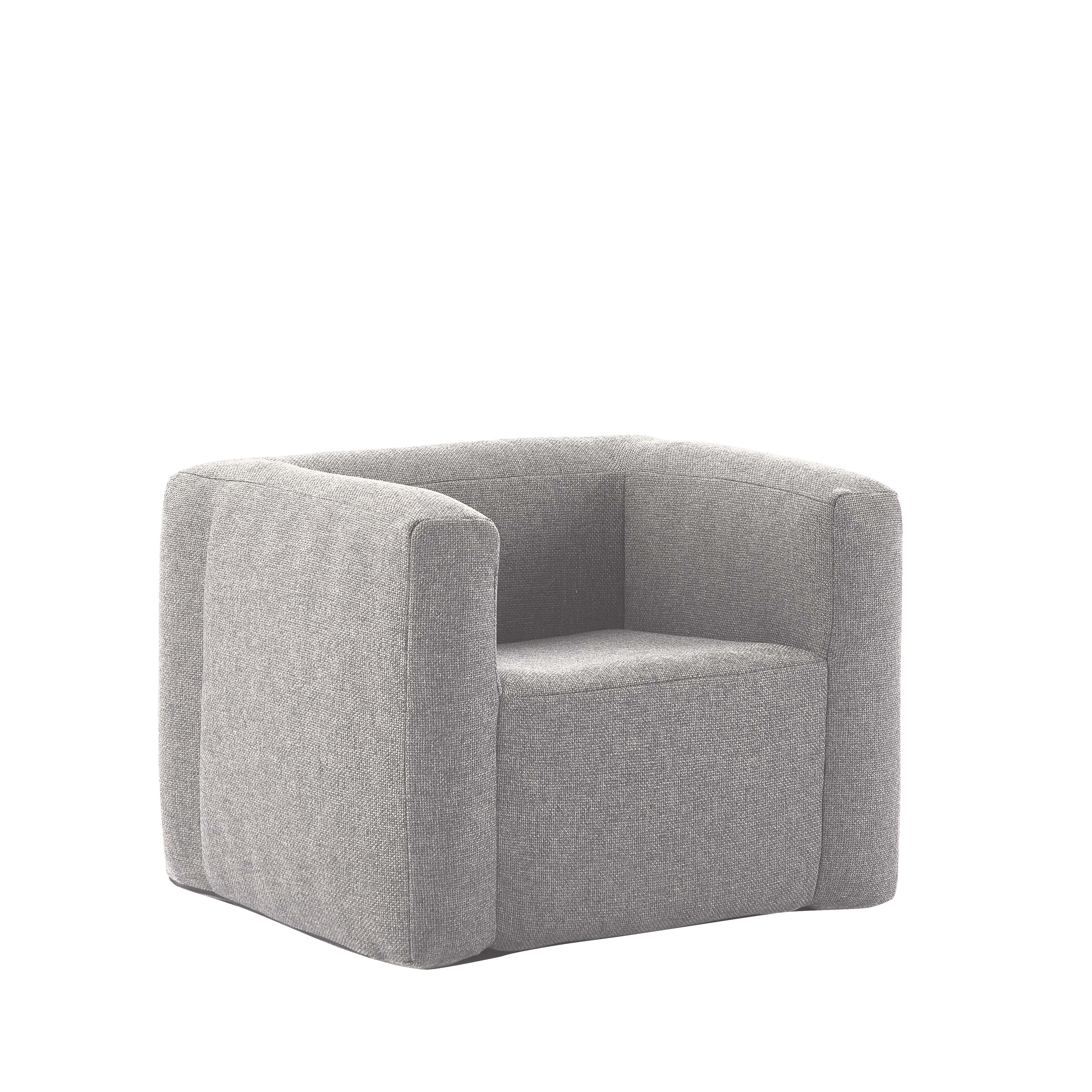 Set de salon gonflable complet Terracotta - Intérieur et extérieur - Couleur Gris clair