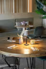Pack 2 lampes de table LED sans fil rechargeable Milano - noire/taupe - intérieur & extérieur