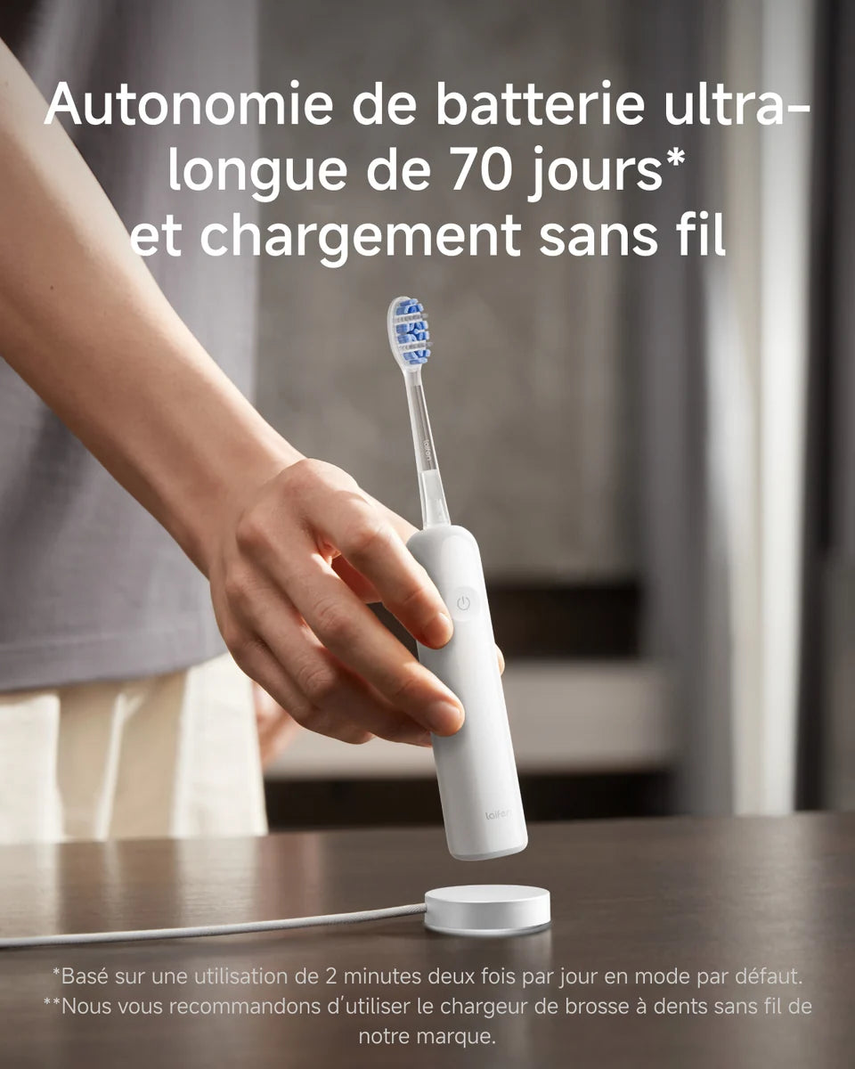 Brosse à dents Wave blanche