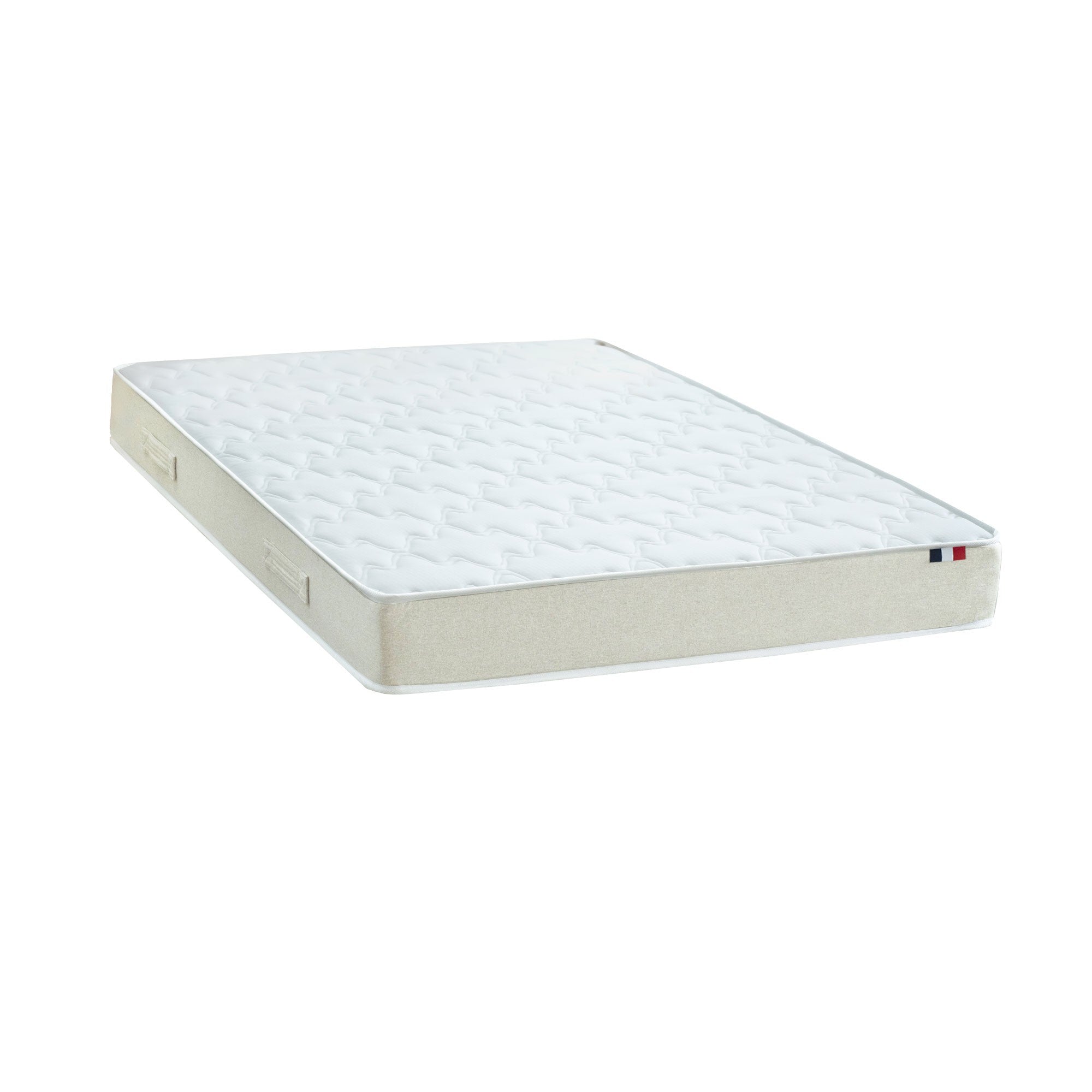 Matelas 22 cm éco-conçu en polylatex recyclé 80 kg/m³ - Fabrication Française