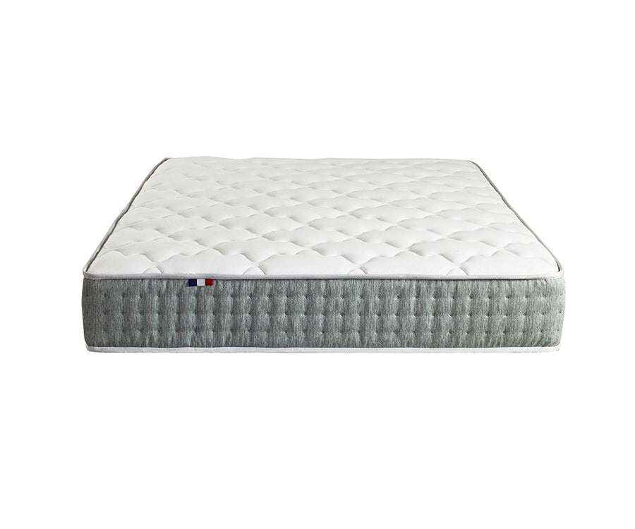 Matelas Ressort 26 cm 7 zones Face Hiver/Eté 160x200 Fabriqué en France