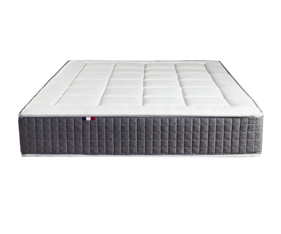 Matelas ressorts 30 cm 7 zones mémoire de forme 140x190 cm