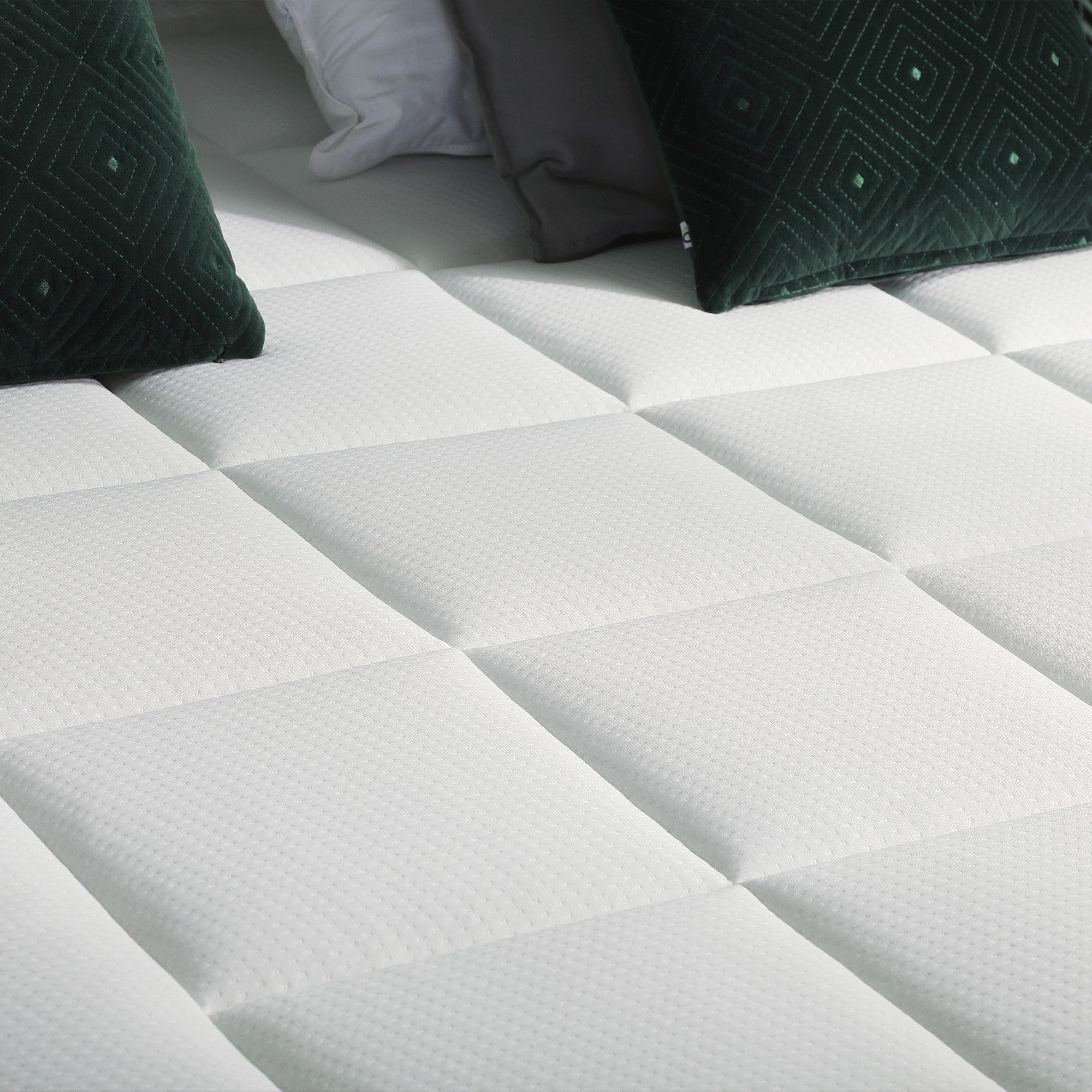 Matelas 28 cm ressorts ensachés PALACIO - soutien ferme et confort équilibré