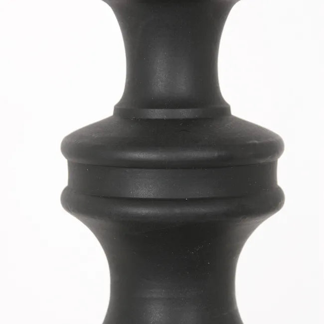 Lampe de table noire - diamètre 16 cm - Lyons