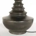 Lampe de table bois noir - Geripu