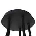 Plafonnier en acier noir - LED - 5 lumières - Turound