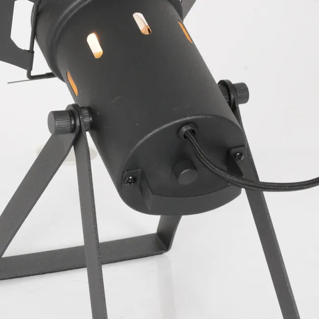 Lampe de table noire - Carré