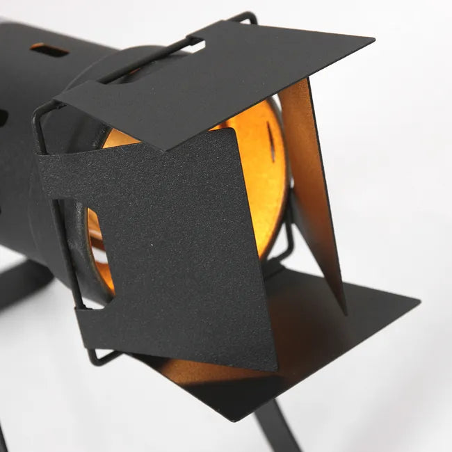 Lampe de table noire - Carré