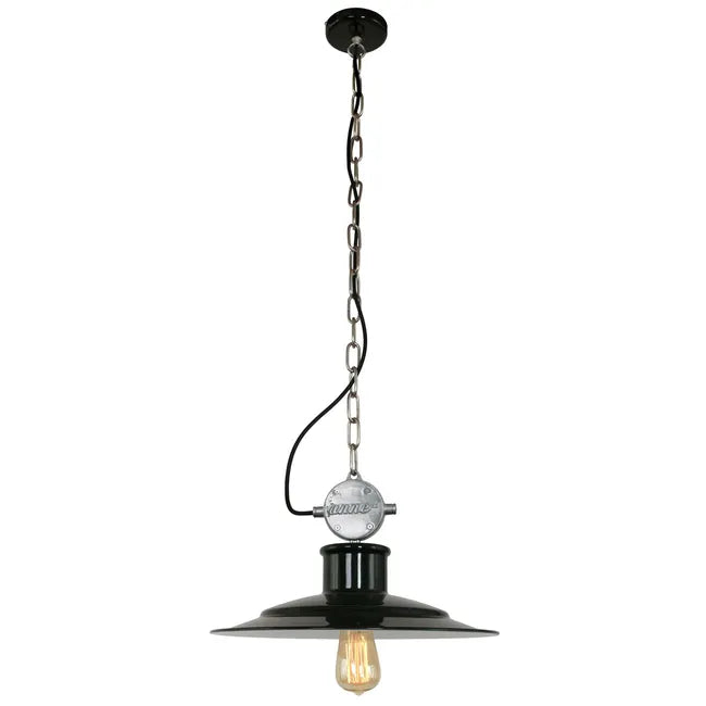 Lampe suspension noire & métal - Millstone
