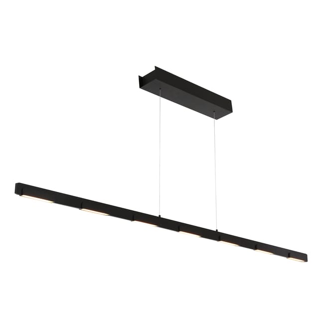 Lampe design suspension noire - 11 lumières - Bloc