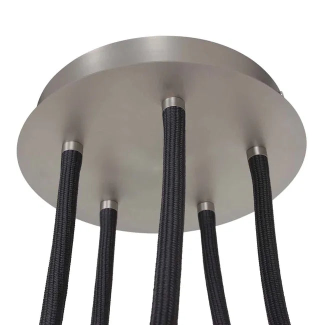 Plafonnier en acier brossé - LED - 5 lumières - Turound