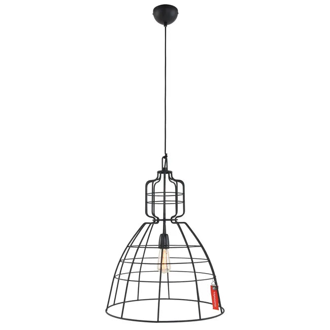 Lampe suspension style industriel noire - Mark III