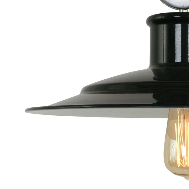 Lampe suspension noire & métal - Millstone