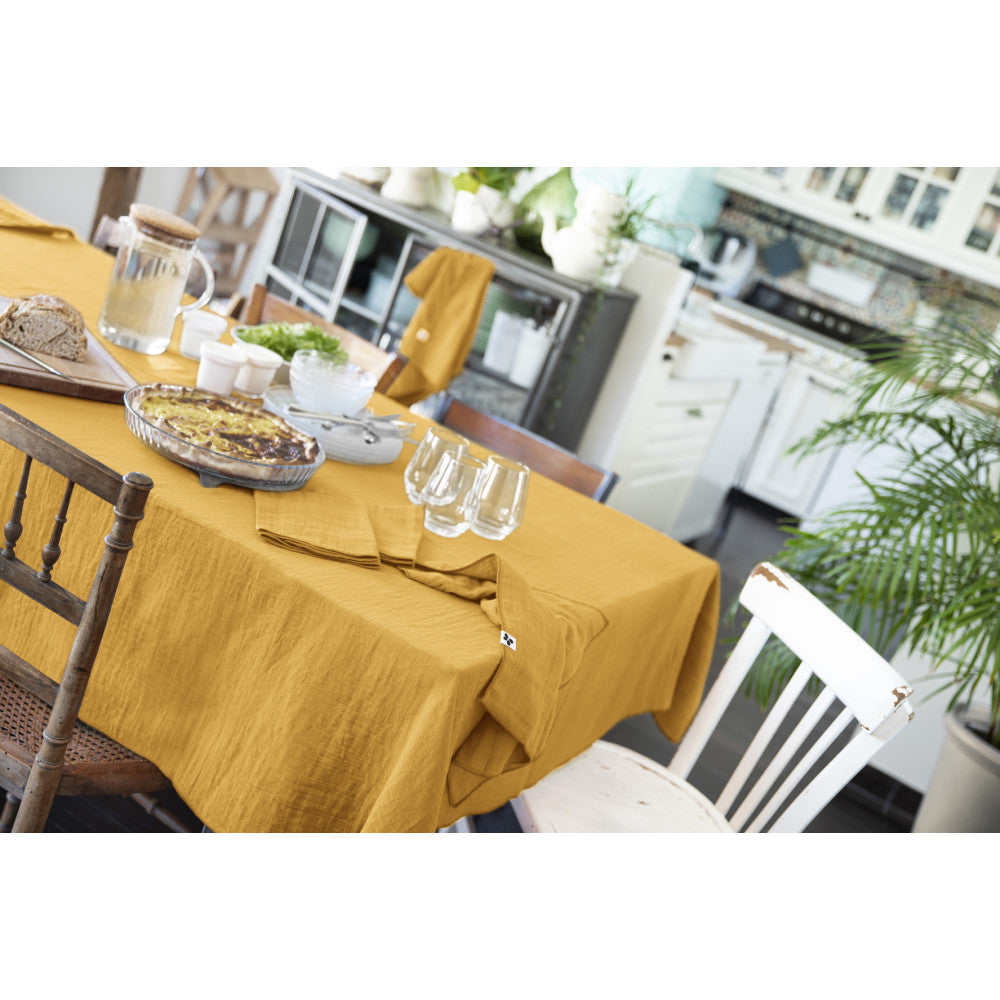 Nappe rectangle 150 x 350 cm GAÏA Safran
