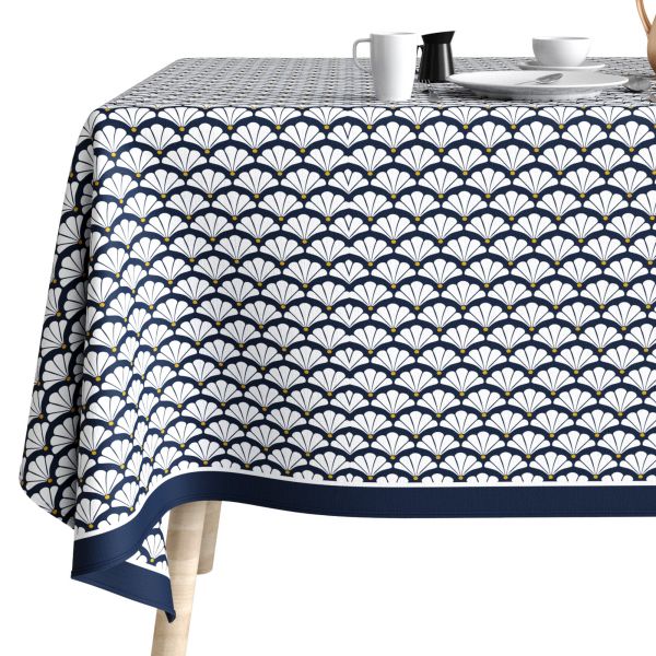 Nappe rectangulaire anti tache 140x250 cm Coton Eventa