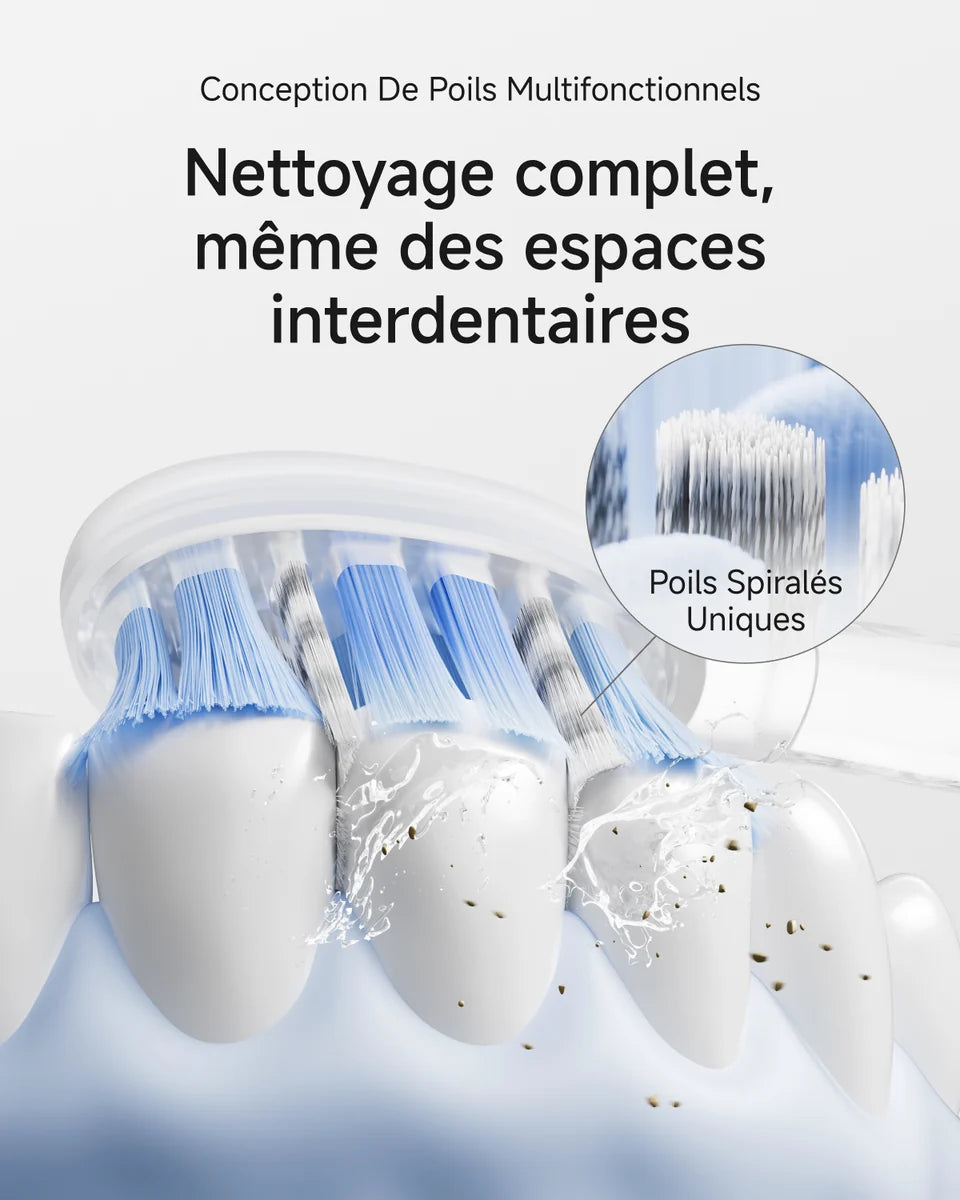 Brosse à dents Wave blanche