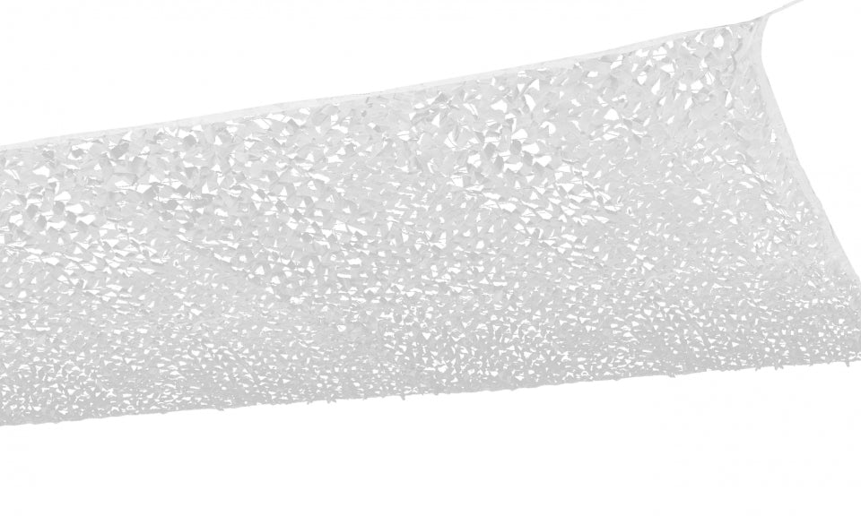 Ombrière rectangulaire blanche 5x5m