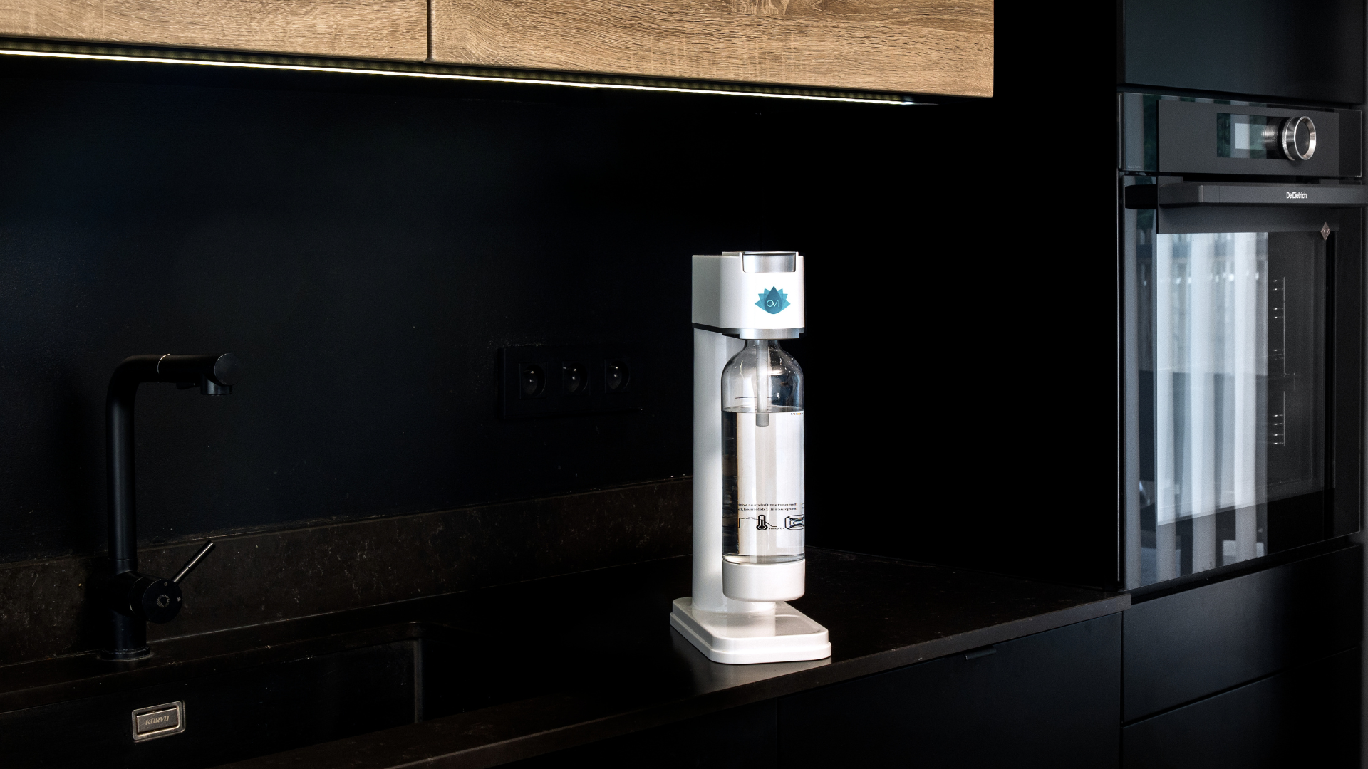 Système de gazéification d’eau Ovibul blanc - compatible avec cartouches CO₂ standard