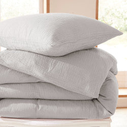 Pack 3 pièces Parure de Draps - Dh 90 Gaze de Coton Perle
