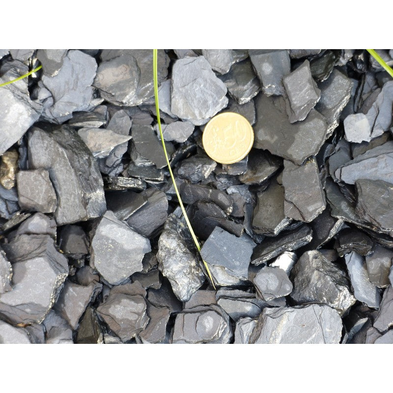 Paillage d'ardoise noire 10/40