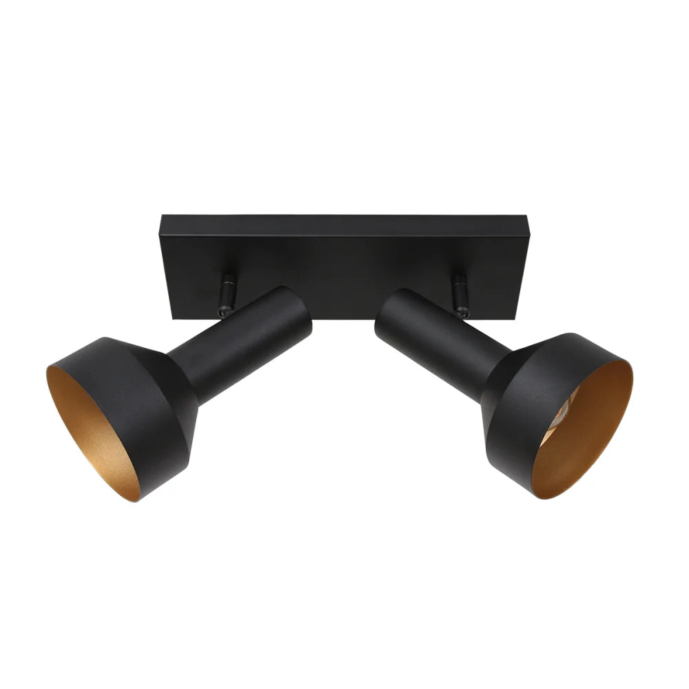 Spot plafond noir & doré - Bundle