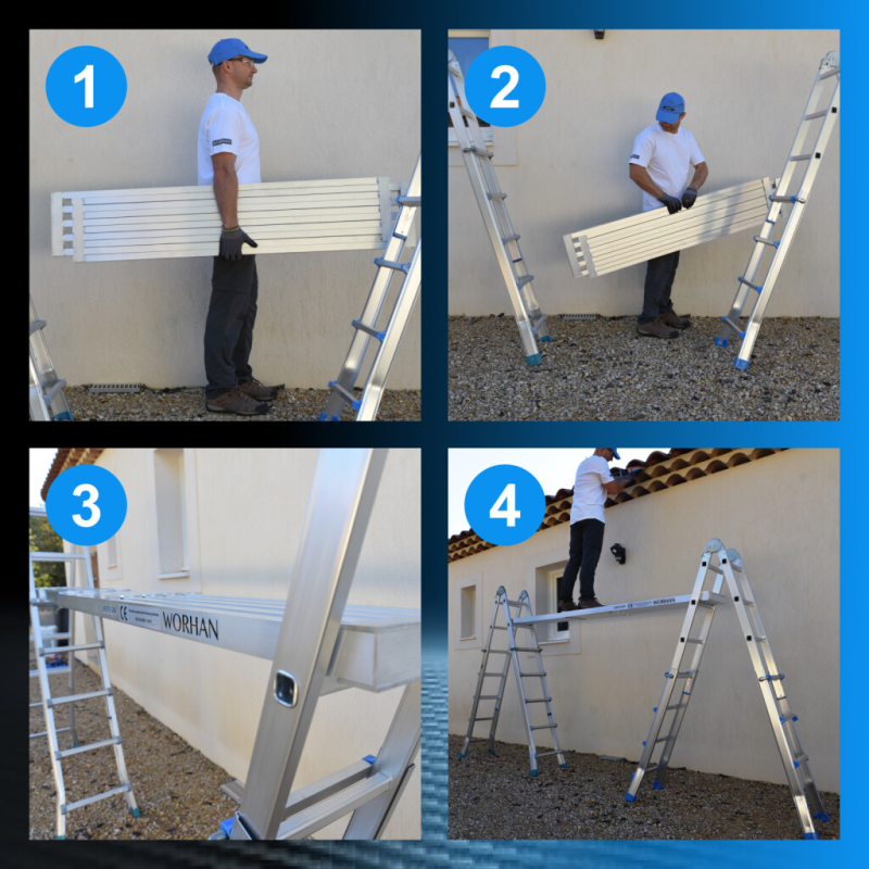 Plateforme Extensible de Travail 300cm