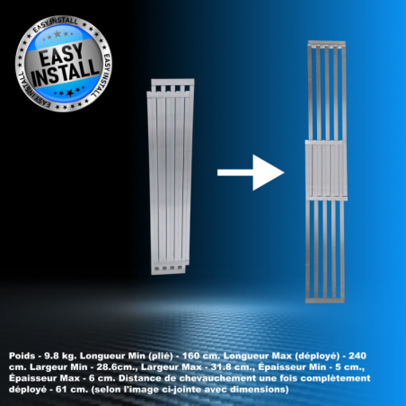 Plateforme Extensible de Travail 240 cm