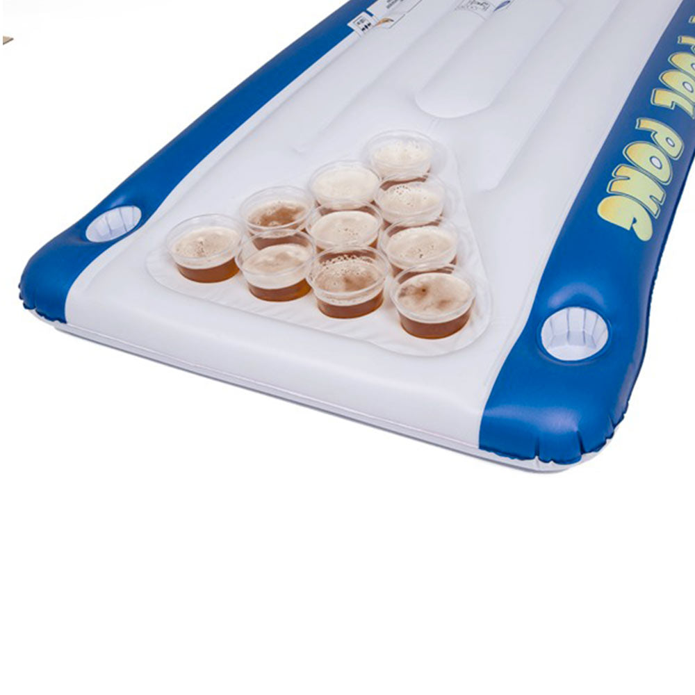 Matelas Gonflable de Beer Pong avec Accessoires pour Piscine