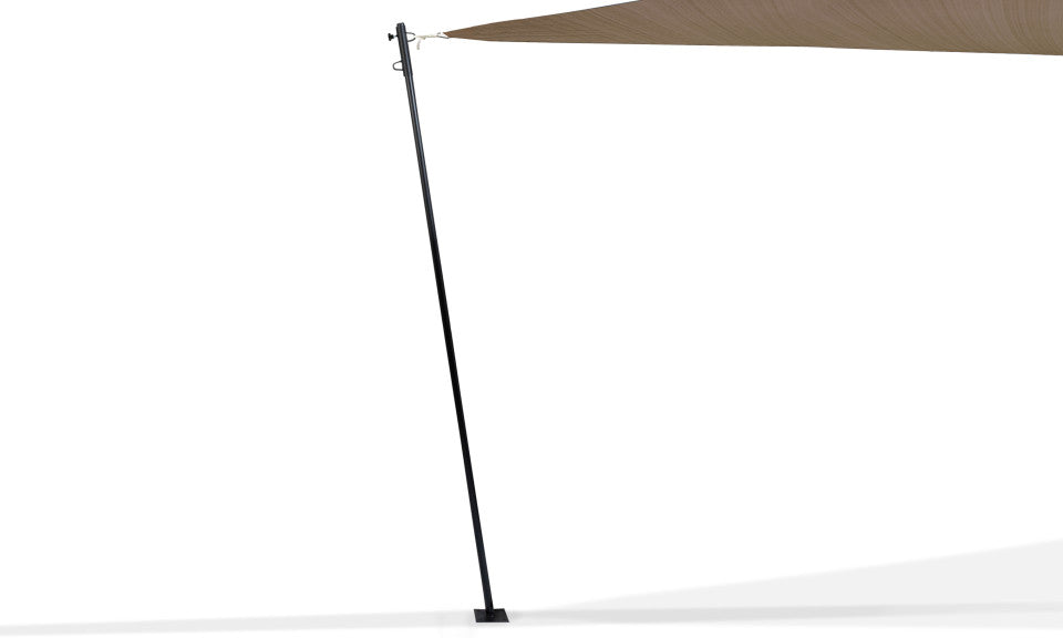 Poteaux ajustables pour voile d'ombrage - Lot de 2