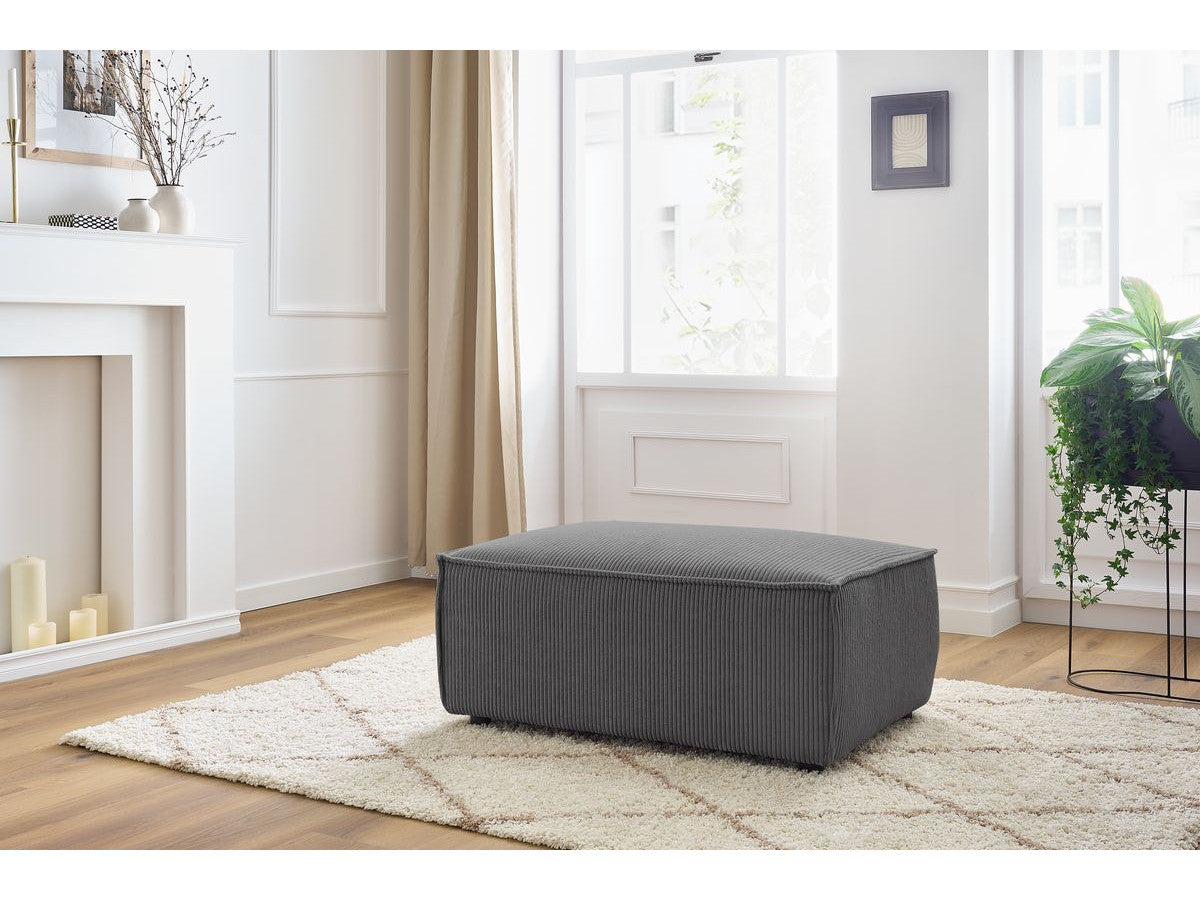 Pouf NIHAD velours côtelé