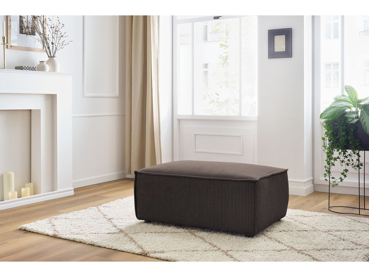 Pouf NIHAD velours côtelé