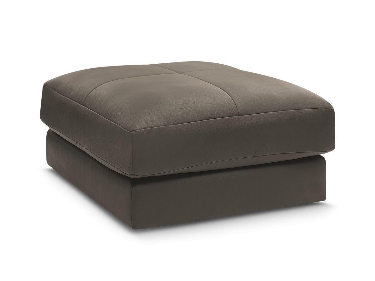 Pouf LEONARD cuir de vache