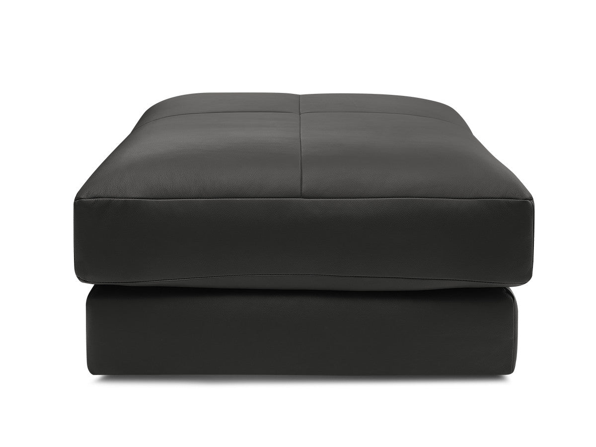 Pouf LEONARD cuir de vache