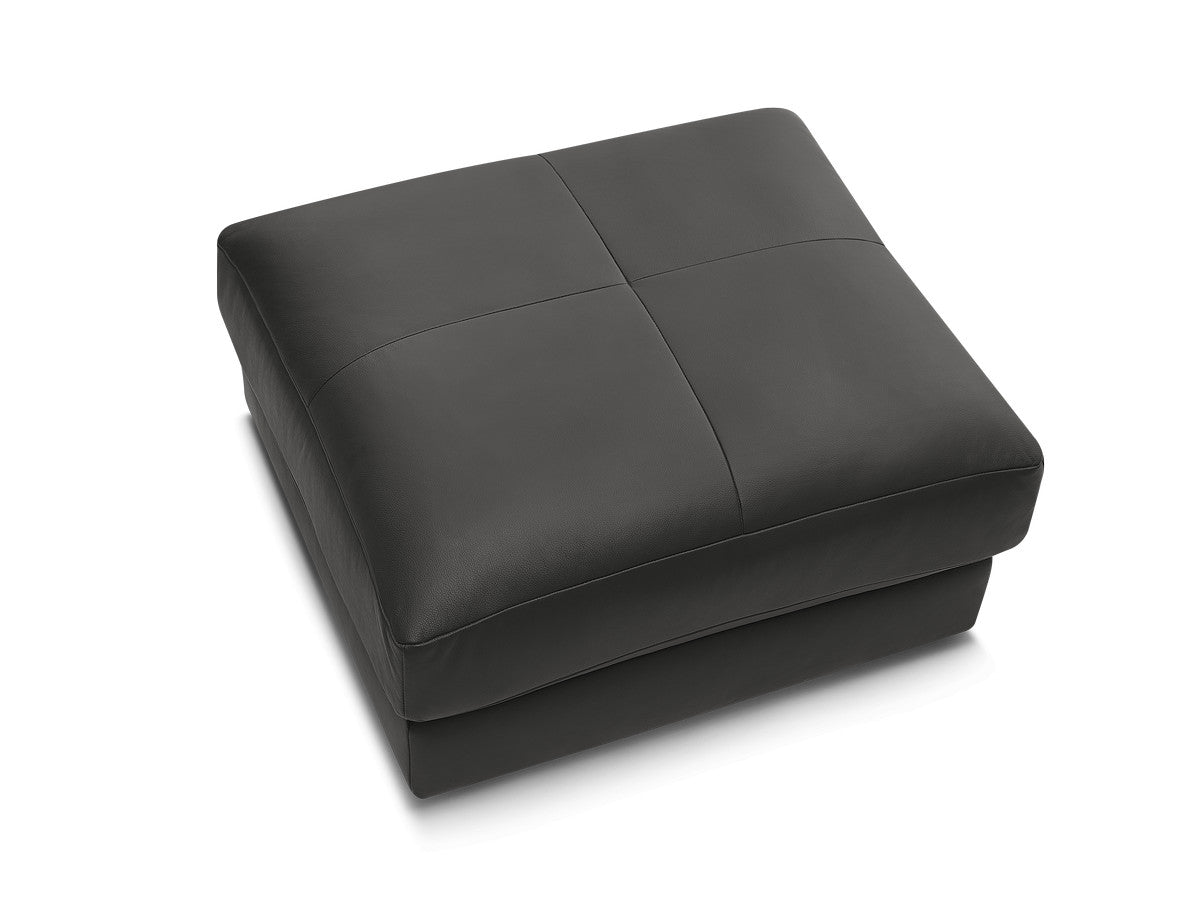 Pouf LEONARD cuir de vache