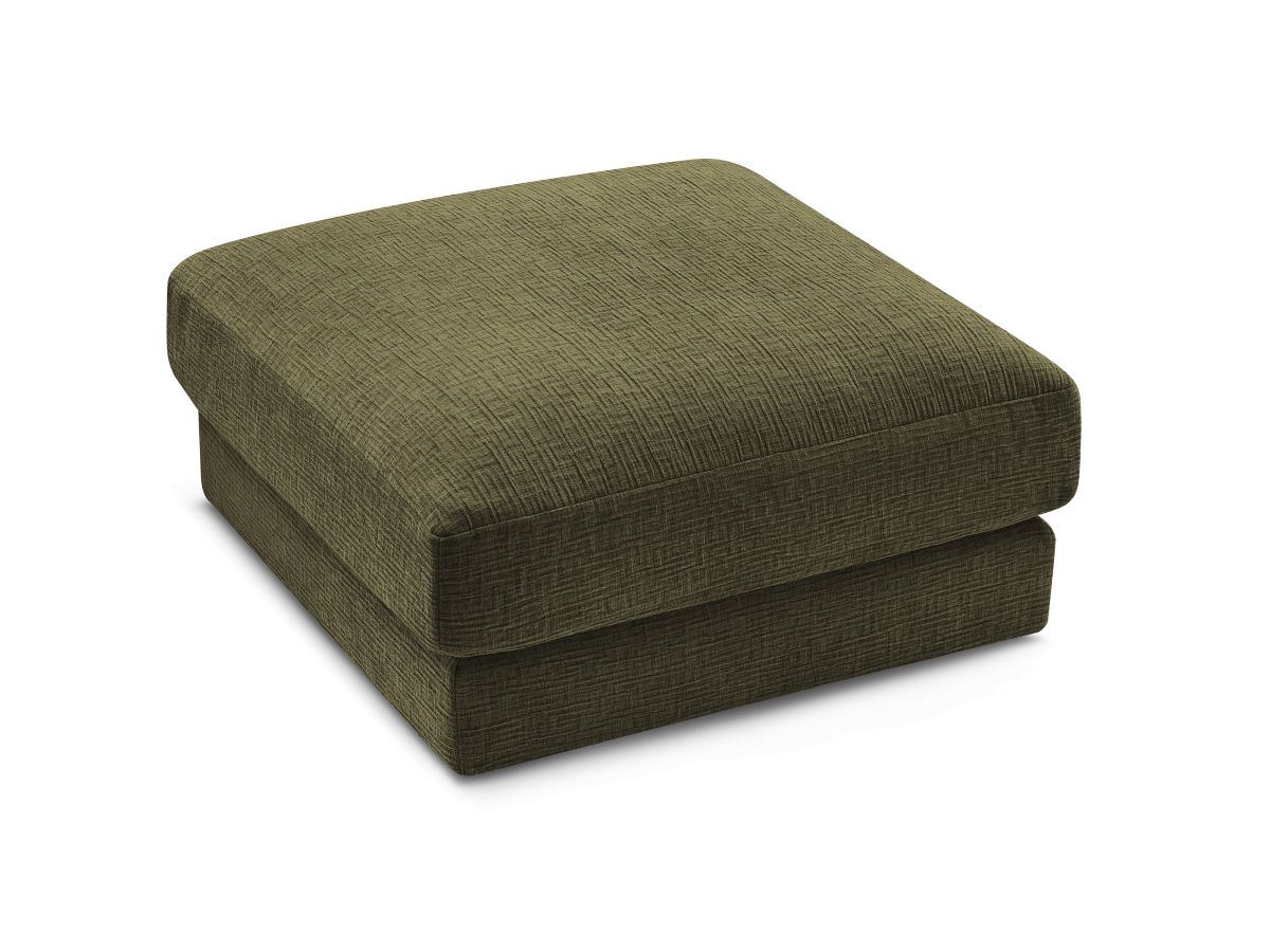 Pouf LEONARD tissu texturé