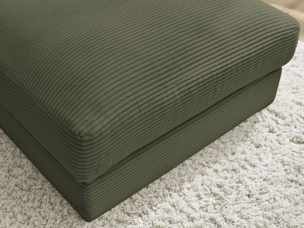Pouf LEONARD velours côtelé