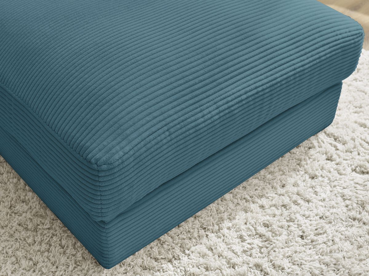 Pouf LEONARD velours côtelé