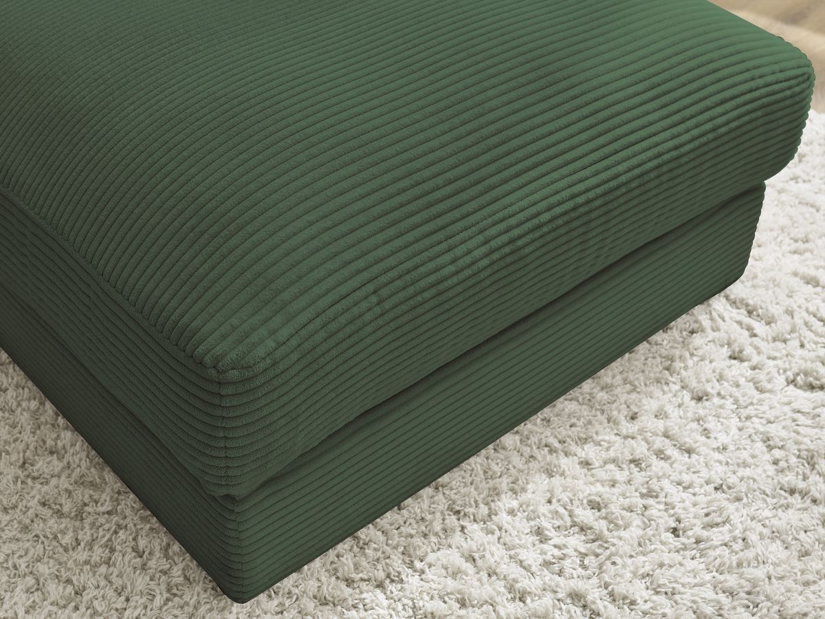 Pouf LEONARD velours côtelé