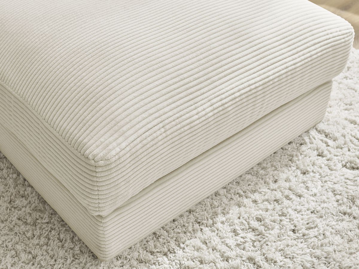 Pouf LEONARD velours côtelé