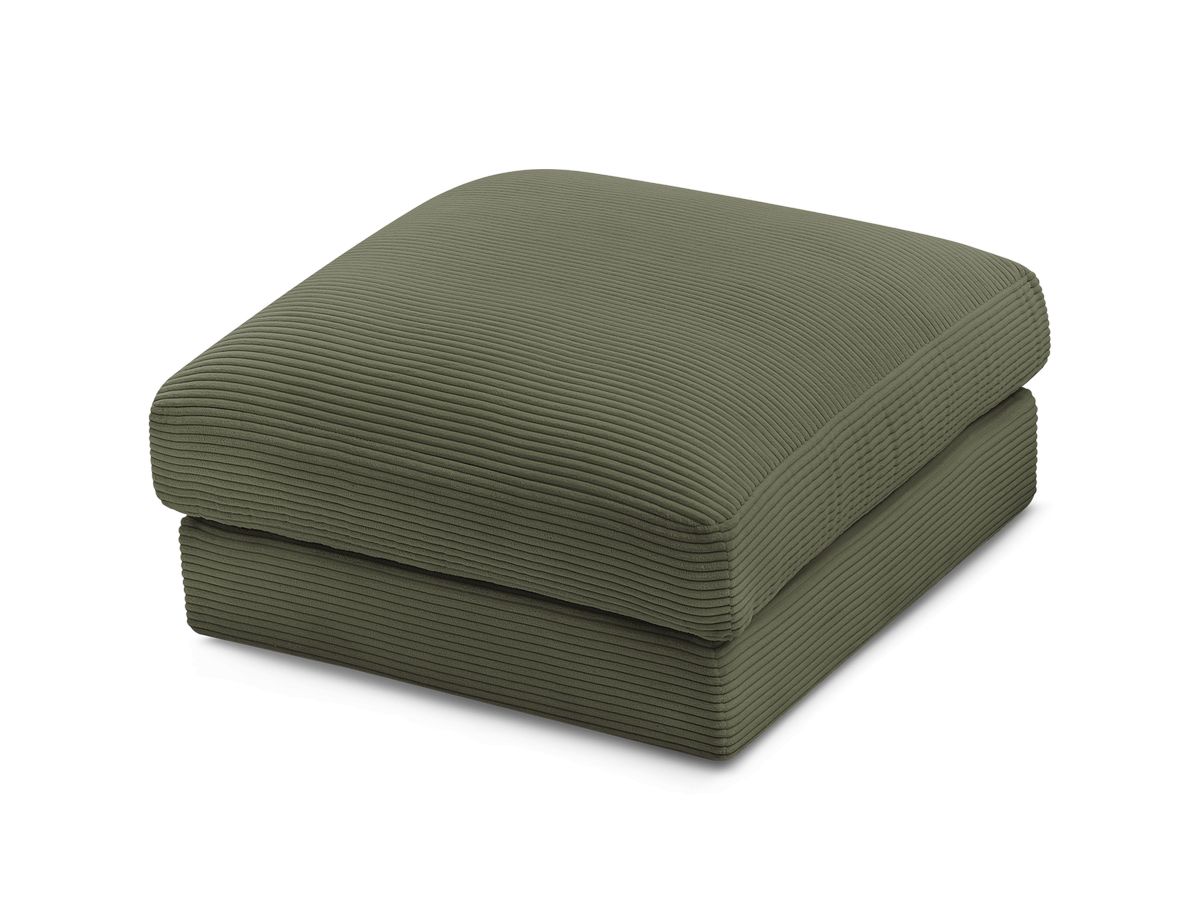 Pouf LEONARD velours côtelé