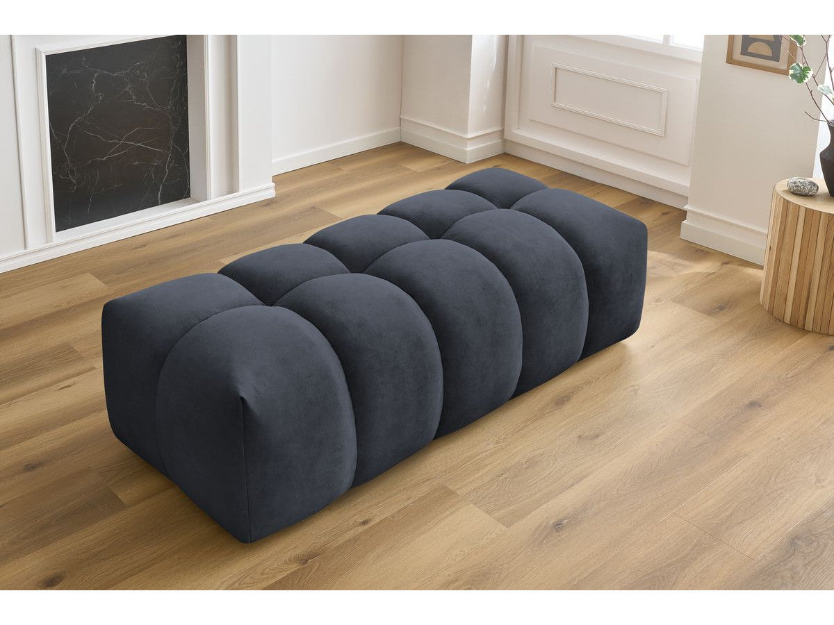 Pouf MONT-BLANC velours