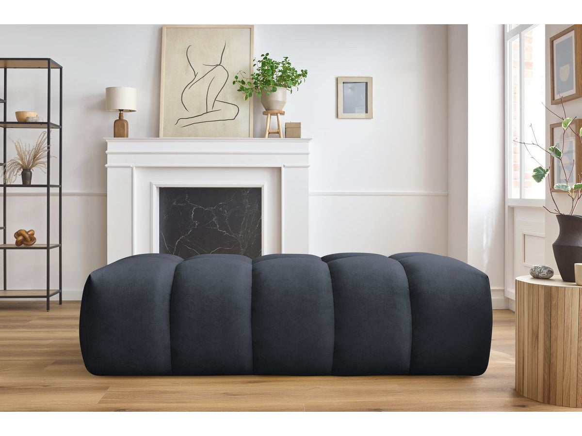 Pouf MONT-BLANC velours