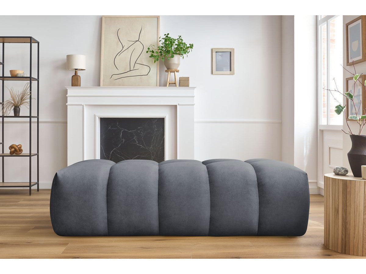 Pouf MONT-BLANC velours