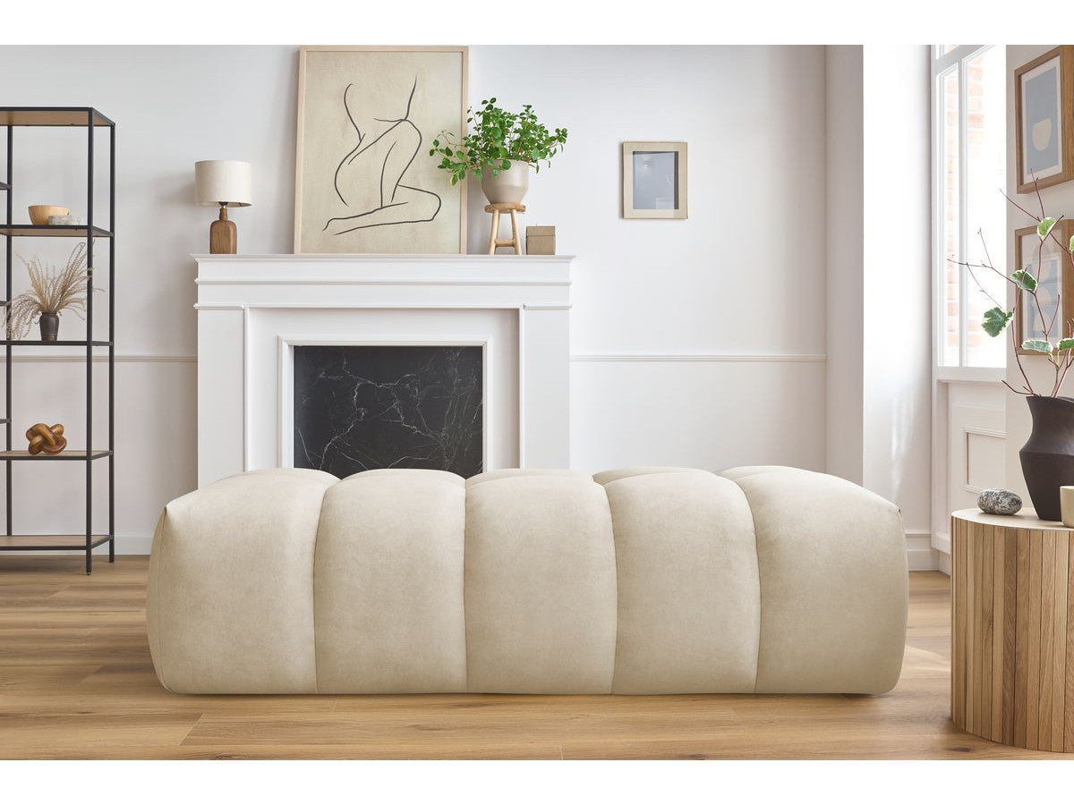 Pouf MONT-BLANC velours