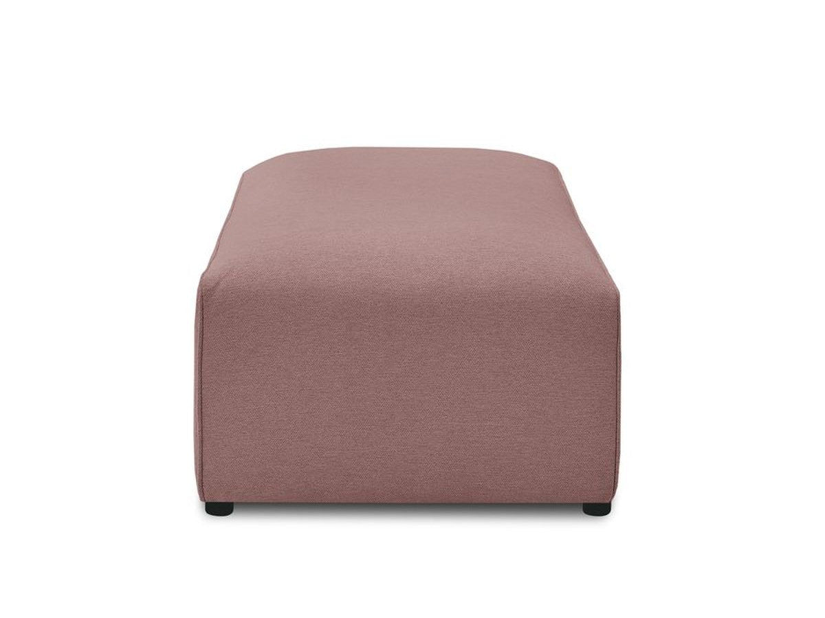 Pouf pour canapé modulable MEGEVE tissu chiné