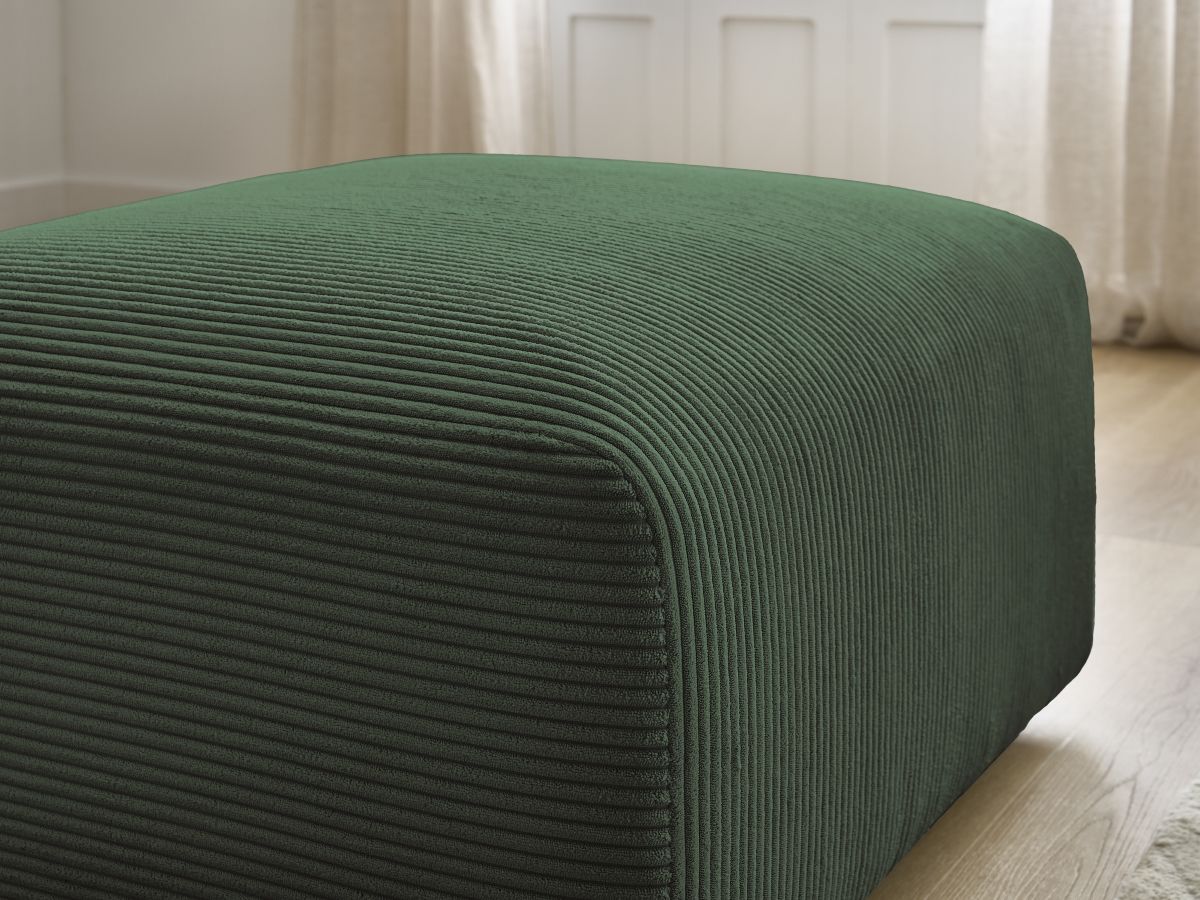 Pouf TINA velours côtelé