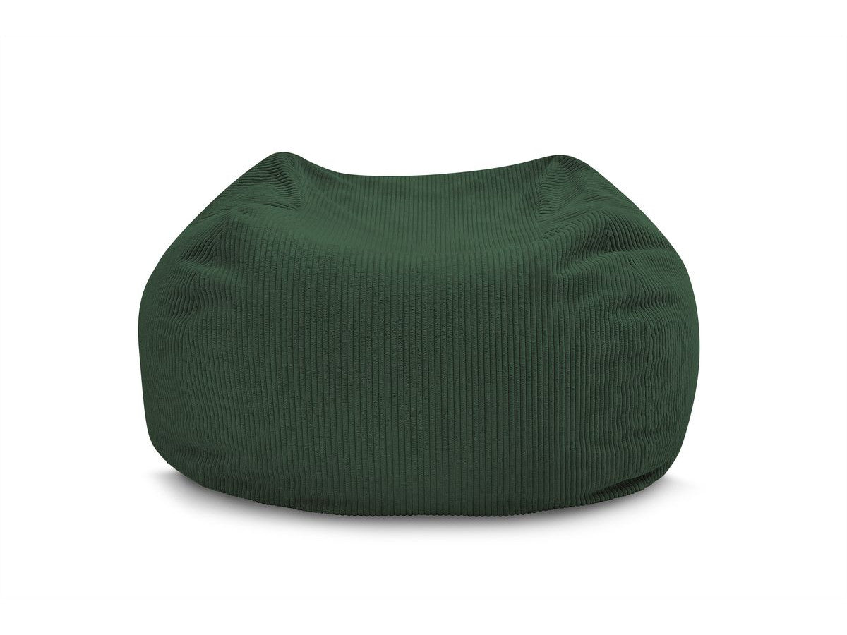Pouf ultra moelleux VOLTAIRE velours côtelé