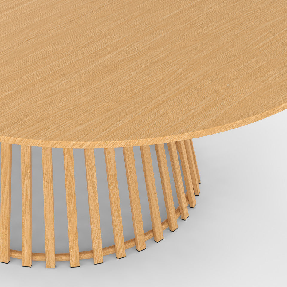 Table de jardin ronde extensible Hortensia Ø160-200cm
